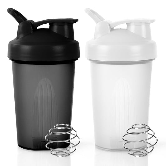 ACWOO Protein Shaker 400ml mit Kugel BPA-frei