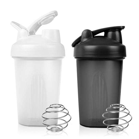 ACWOO Protein Shaker 400ml mit Kugel BPA-frei